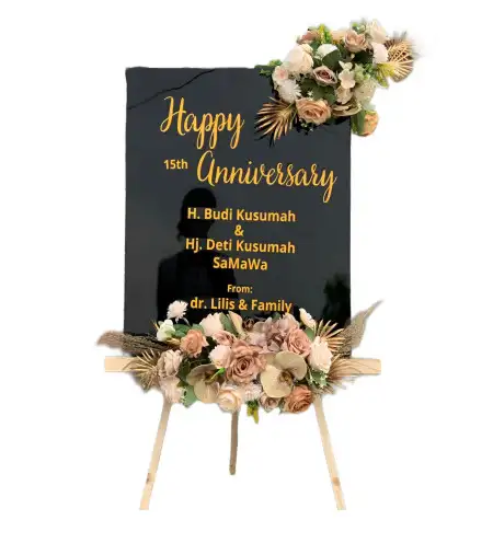 Papan Bunga Akrilik Kibin