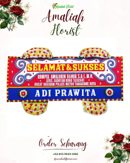 Papan Bunga Ucapan Selamat Kibin